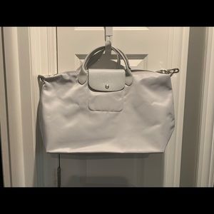 Longchamp Le Pliage top handle with strap travel bag